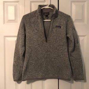 Grey Patagonia Quarter Zip